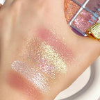 Erinde 10 Color Eyeshadow Palette Makeup - Matte Shimmer Glitter Eye Shadow, Ultra-Blendable, High Pigmented, Naturing-Looking, Neutral Nude Eyeshadow Palette with Professional Brush, Summer Dreamland