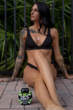 Tanning Paradise Aloe Black Lotion – Anti-Aging Matte Black Bronzer, Anti-Orange, Tattoo & Color Fade Protection, Deep Hydration, Matte Blackest Bronzer, Aloe Vera 13.5 oz