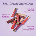 Westmore Beauty Pout Perfector Lip Gloss – Intensely Hydrating Sheer-Tinted Balm with Hyaluronic Acid & Vitamin E – Plumps & Nourishes Dry, Cracked Lips for a High Shine Finish – Rich Toffee, .33 oz