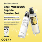COSRX Snail Mucin 96% Peptide Booster Set - Amazon Exclusive - Korean Skin Care, Gift Sets, Skin Care Sets for Women, Advanced Snail Mucin Serum, Face Serum, Stocking Stuffers for Women