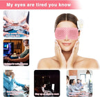 18 Packs Steam Eye Mask for Dry Eyes Dark Circles and Puffiness Tired Eyes, Disposable Self Heating Eye Mask for Stress Relief Relief Eye Fatigue