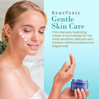 RemeVerse Radiation Cream – Unscented, Gentle, Hyaluronic Acid, Peptides & Calendula Cream for Burns, Soothing Skin and Hydrate Sensitive Skin, Radiation Treatment Skin Care – 6 fl oz