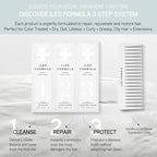 ILES FORMULA Signature Collection Discovery Set – Hydrating Trial Size Shampoo & Conditioner w/Sample Finishing Serum Blow Dry Cream for Dry, Damaged, Frizzy Hair - Salon Grade Hair Care Sampler
