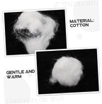 2pack Cotton Balls for Makeup Removal Lotion Applicator Nail Polish Remover Pads Washable for Daily Use