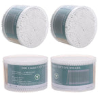 2000 Count Cotton Swabs Double Tipped Ear Cleaning Buds with Bamboo Stick 3 Inch Cotton Tip Applicators for Ears and Makeup