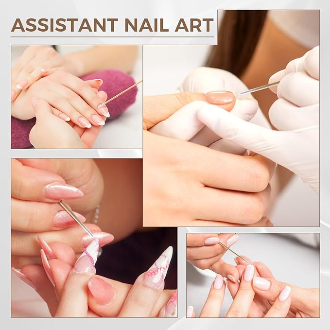 2200Pcs Pointed Cotton Swabs in Storage Box - Precision Microblading Cotton Swabs with Wooden Sticks for Makeup, Cleaning Nail Polish, Eyebrow, Tattoo Permanent Supplies, Craft