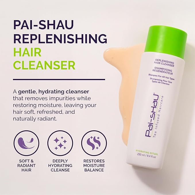Pai-Shau Replenishing Cleanser - Hydrating Shampoo for All Hair Types - 250ml