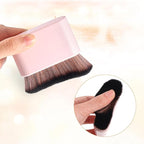 DIVINA VITAE Self Tan Brush Soft Body Makeup Brush Portable Self Tanning Brush Self Tanner Face Brush For Body & Leg Makeup (Pink)