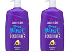Aussie Miracle Moist with Avocado & Jojoba Oil, Paraben Free Conditioner, 26.2 fl oz (Pack of 2)