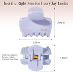 Kitsch Hair Clips for Women - Strong Hold Claw Clips | Non-Slip, Durable Plastic | Stylish Hair Accessories for Everyday Use | Ideal Gifts for Women - Hydrangea Breeze, 1pc