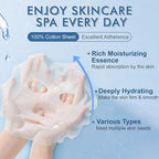 126 Pack Sheet Face Masks Skincare, Bulk Facial Mask Gifts Set for Women Skin Care, Hydrating Face Masks Suitable for All Skin Types, Face Mask Spa for Sensitive Skin