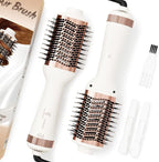 1200W Big Size Professional Hair Dryer Brush Blow Dryer Brush in One, 110v-220v Hot Air Straightener Brush for Smooth Frizz-Free Blowout, Fast Dry & Style