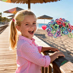 Mini Small Glittering Hair Ties All Hair Types Seamless Glitter Hair Ponies Elastics Ponytail Holders Hair Scrunchies Hair Accessories Baby Girls Kid Children 100 pcs