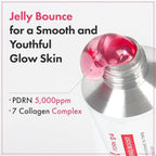 TOSOWOONG PDRN Collagen Jelly Cream, 5,000ppm Salmon DNA PDRN, Niacinamide, Hydrolyzed Collagen, Glow, Hydrating, Firming, Uneven Skin Tone, No artificial color, Korean Skin Care, 50ml, 1.69 fl.oz.