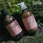 LIKOA, Moist and Chill Hydrating Shampoo and Treatment Set, for Damaged and Frizzy Hair, Botanical Hair Care, Oriental Floral Scent, Made in Japan, 16.9/17.64 Fl oz