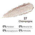 UCANBE Champagne Shimmer Single Eyeshadow – Long-Lasting High-Pigment Metallic Glitter Eye Shadow – Soft Smooth Texture, Buildable & Blendable for Daily Makeup, Glam Looks & Highlighting
