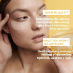 RARE Paris - Trésor Solaire - Soothing Under Eye Patches - Soothing & Strengthening - With Vitamin E & Arnica - Brightening, Firming & Revitalizing - Multi-Active Serum Formula - 30 Pairs