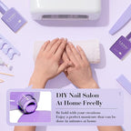 CANNI 6Pcs 9ml Hema-Free Purple Gel Polish,Dark Purple Gel Nail Polish Set,Light Violet Colors Gel Polish Kit, Soak Off LED Nail Gel Manicure Kit DIY at Home Salon Gifts for Women Girls