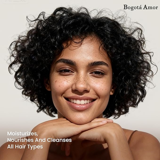 Dr.Healdy Bogota Amor Shampoo - Anti Dry Dandruff Clarifying Hair Care for Men, Batana Oil, Moisturizing, Color Treated Safe for Curly Hair, Bonding Repair Women Hair Treatment, 10.15 oz Pink - DHBAS