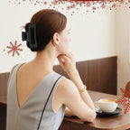 TOCESS Large Hair Claw Clips for Women Girls, 8PK Neutral Matte Jumbo Square Hair Clips for Thick, Thin, Long, Short, Curly Hair, Big Jaw Clip Set for Daily Use