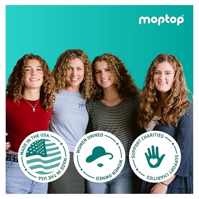 MopTop Curl Cream - Moisturizing Curl Activator for Frizz Control & Volume, Curl Defining Cream for Wavy, Curly & Coily Hair, Made with Junk-Free Natural Ingredients (Citrus Kumquat Fragrance, 6oz)