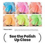 Beetles Neon Nail Polish Set, 6 Colors Glitter Nail Polish Kit Shimmer Pink Blue Green Yellow Orange Neon Fever Quick Dry Fingernail Polish Gifts for Women Salon DIY Manicure Kit