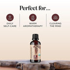 Certified Organic Cedarwood Essential Oil - 100% Pure Organic Cedarwood for Hair Skin & Nails plus Beauty DIYs - Calming Aromatherapy Essential Oil for Diffusers - USDA Non-GMO & Undiluted