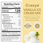 10 Ounce Ice Cream Mix Vanilla Soft Serve Mix Soft Serve Mixes Base Powder Homemade for Ice Cream Maker Machine