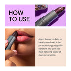 Winky Lux Aurora Glimmer Balm – Nourishing pH Lip Balm with Color Changing Mauve Tint, Hydrating Ceramides Soften and Hydrates Lips, Coconut Scent