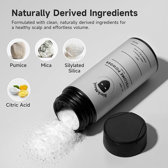 Hair Texture Powder for Men, Easy-to-Apply Styling Powder for Dry Hair Looks