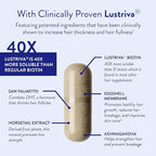 Routine Wellness Hair Growth Supplement - Clinically Tested for Thicker, Fuller Hair - Reduces Wrinkles, Fine Lines - Gluten Free, Ideal for Women & Men with Thinning Hair - 3 Bottles, 90 Day Supply