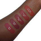 Aromi Matte Liquid Lipstick | Long-Lasting, Dark Red, Maroon Lip Color with Blue Undertones, Smudge Proof, Waterproof, Vegan Makeup (Power Red)