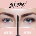 Skone Cosmetics Insanely Intense Luxe Waterproof Mascara – Black, Smudge-Proof & Long-Lasting – Volumizing & Lengthening for Dramatic Lash Lift & False Lash Effect – Bold Eye Mascara, 0.34 oz