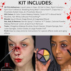 Mehron Makeup Special FX All-Pro Makeup Kit | Complete Professional Stage Kit | Special Effects for Theatre, Halloween, & Cosplay
