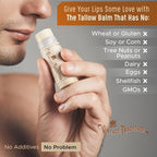 Vintage Tradition Moisturizing Beef Tallow Lip Balm – Tube Lip Moisturizer with Citrus & Lavender Essential Oil Blend Hydrates & Soothes Dry Lips – Grass-Fed Tallow Balm for Skin Care, 0.5 Fl. Oz.