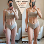 Self Tanner Mousse - USA Made with Natural & Organic Ingredients, Self Tanning Mousse for Fake Tan, Sunless Tanner for Pale Skin, Clear & Non Toxic Tanning Foam for Streak Free Finish, No Orange Color