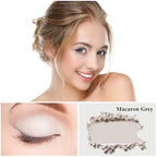 MEICOLY Macaron Gray Grey Single Eyeshadow with Mirror,Matte Eye Shadow for Halloween Makeup,Pressed Powder Eyeshadow,Matte Shade Eyelid Color Eye Makeup for,High Pigment,Long Wear,Waterproof