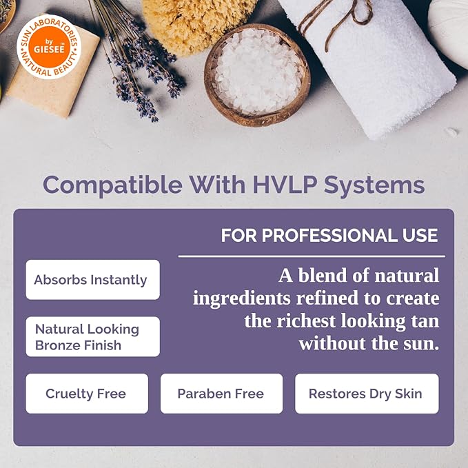 Spray Tan Solution (Medium) Airbrush Tanning Micro Mist (32oz) for Self Tanning Natural Sunless Solution, Body and Face for Bronzing and Golden Tan (Packaging May Very)