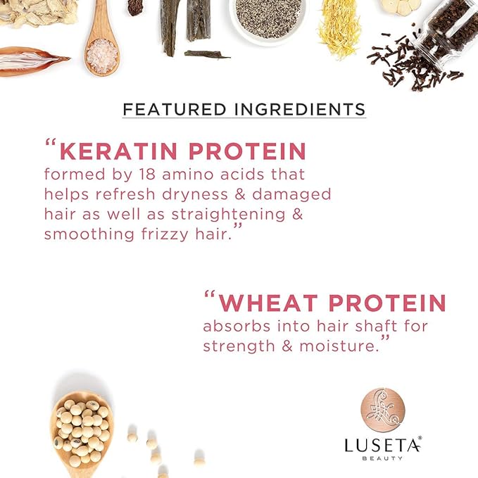 Luseta Keratin Shampoo for Dry and Damaged Hair 33.8 Oz