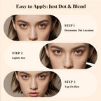 Freckle Pen 4 PCS Set – 4 Colors (Light Brown, Natural Coffee, Chestnut, Dark Brown) for Natural Looking Fake Freckles – Waterproof, Long Lasting Faux Freckles Makeup Tool