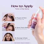 5% Minoxidil Spray for Women Hair Growth: RootStim Extra Strength Hair Regrowth Treatment with Biotin, Caffeine & Peptides for Thinning Hair, Fuller & Healthier Hair - 2 Fl Oz