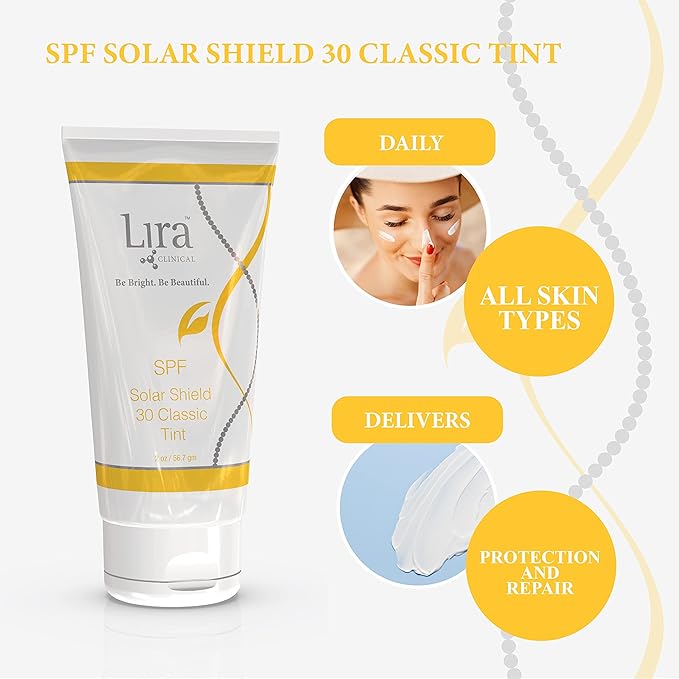 Lira Clinical Solar Shield 30 Classic Tint 2oz / 60ml