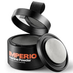 IMPERIO Root Touch Up Hair Powder for Concealing Hair Loss instantly - Hairline Powder for Women & Men - Water resistant Root Cover Up for Thinning Hair in Premium Hairdressing Quality (Dark Gray)
