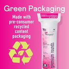 Swisspers Premium Cotton Rounds - 100% Chlorine Free Cotton Face Pads for Makeup, Nail Polish Removal - Dermatologist Tested and Hypoallergenic, Made in USA - 100 Pads (Pack of 3)