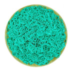 3200 Pcs Elastic Rubber Bands Small Hair Ties Hair Rubber Mini Hair Bands Hair Elastics Tiny Soft Holder Ponytails for Girls (Spring Green)