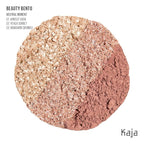 Kaja Beauty Bento Collection - Bouncy Eyeshadow Trio | 16 Peach Madeline | Nude Peach Tone | Vegan, Cruelty free