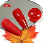 18ml Red Nail Polish Large Volume Quick Drying Nail Polish, Fast Drying and Long Lasting Color Nail Art DIY Home Manicure Gift for Women