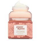 Poppy & Pout Pink Grapefruit Overnight Lip Mask – Moisturizing Lip Treatment with Shea Butter & Beeswax – Cruelty Free, Recyclable Glass Jar (0.65 oz)