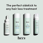 hers triple threat hydrating conditioner for damaged hair, leaves hair looking shiny and strong, color sage formula with an amino acid blend, argan, coconut, sunflower seed oil, 2 pack, 6.4oz