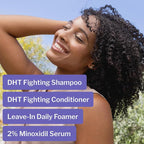 Shapiro MD Hair Growth Experts Women's Regrowth Kit Plus: Shampoo, Conditioner, 2% Minoxidil, Leave-In Foamer. Anti Hair Loss and Thinning Hair Solution for Women, 1 Month